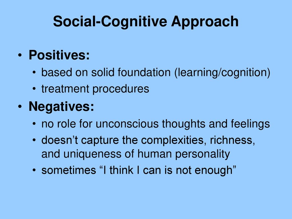 Social cognitive 2024 approach to personality